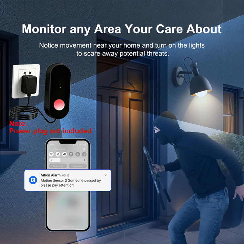 Sensor de Movimiento PIR WiFi  - Motion Sensor Pir Wired reseña y precio